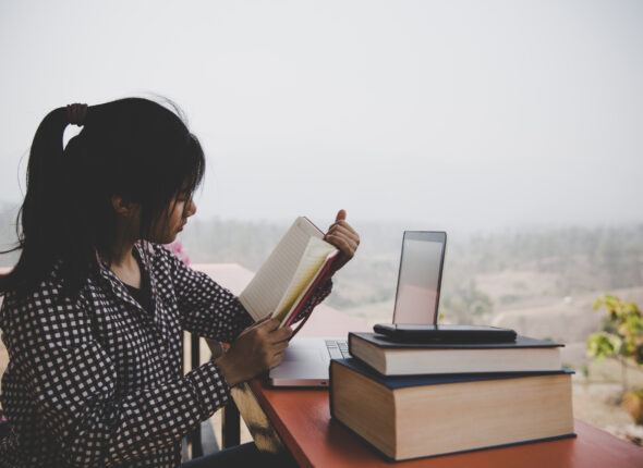 young girl in the cafe, book, reading, coffee